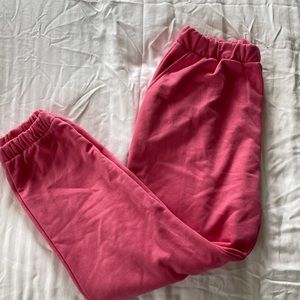 Zara pink joggers / sweatpants